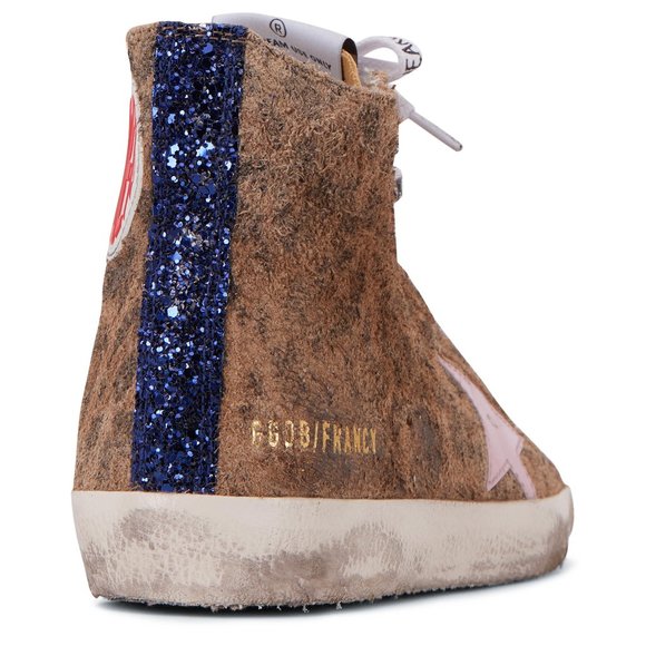 NIB Golden Goose Francy Leopard Suede Sneaker, 40 - Picture 3 of 15